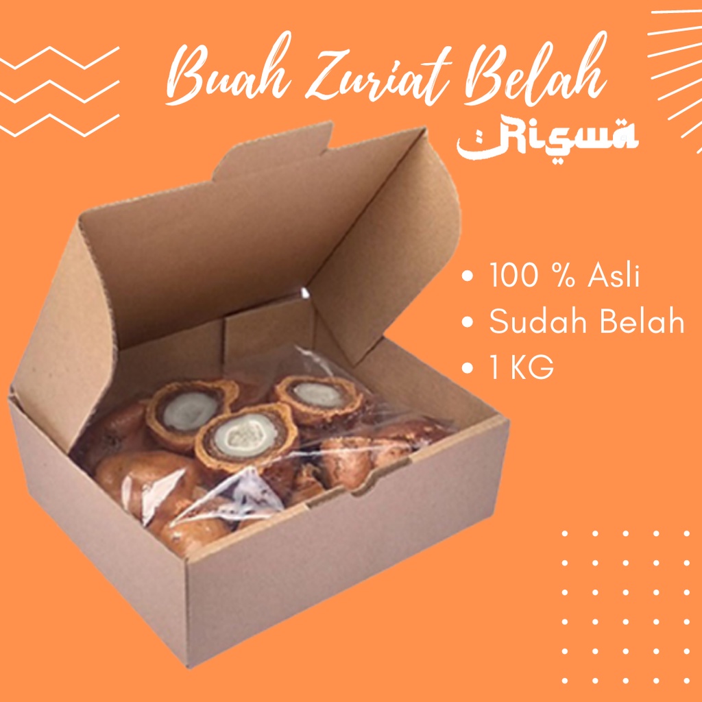 Buah Zuriat Belah Promil Asli 1KG ORIGINAL Mesir Belahan Dzuriat Juriat Zuriyat Mahasin Doum ORI Kupas