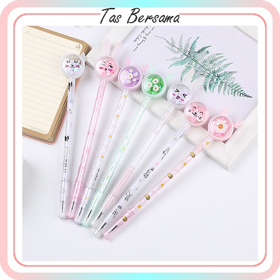 

Pena Karakter Payet Gliter Bunny Lucu Black Ink Gel Pulpen Murah Gel Bolpen Gel Pastel Alat Tulis Sekolah Kantor Murah 421