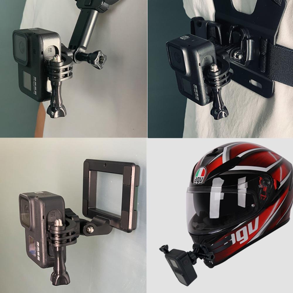 GOPRO Bracket Adapter Vertikal Populer360° Untuk Gopro11/10 /9 /8 Adapter Bracket Chin Mount Holder