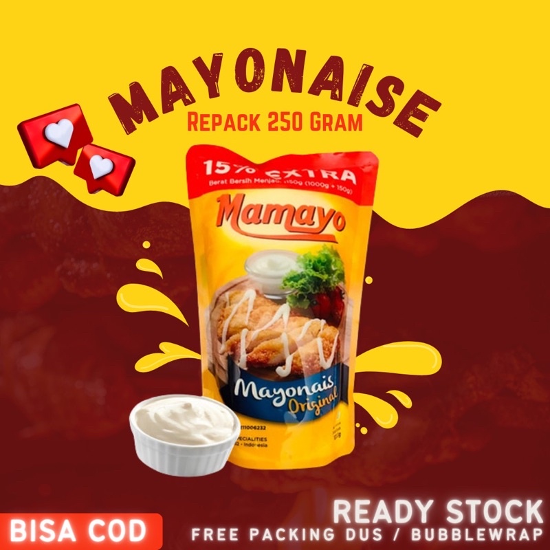 

Mayonaise Mamayo Repack 250 Gram READY STOCK