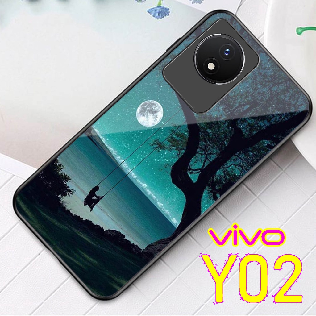 {H20} Softcase Kaca VIVO Y02 - Casing Hp VIVO Y02 - Case Hp VIVO Y02 - Softcase Vivo Y02