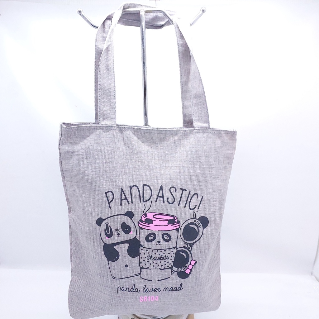 Tas Tote Bag MURAH BARU ORIGINAL / Tas Tote Motif animasi Murah baru original / Tote Bag Motif kain kanvas MURAH BORDIR ANIMASI MURAH BARU ORIGINAL / Tas Jinjing TOTE Motif animasi / Goodie Bag Murah / Tote Bag Murah kain kanvas + seliting 2 lapisan MURAH