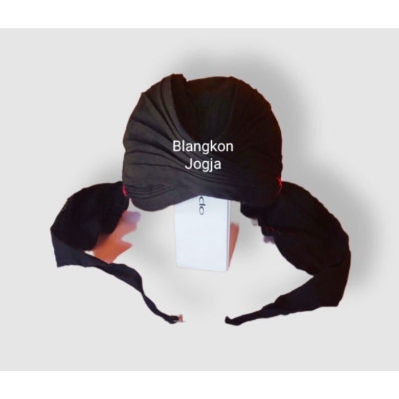 Blangkon lipat jogja hitam sliwir