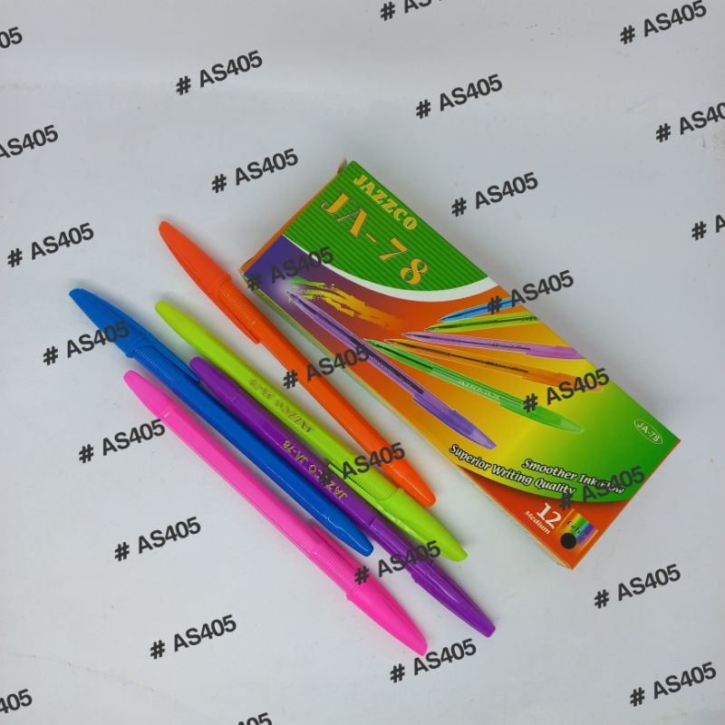 

Bolpen Murah / Pen / Pulpen JAZZCO JA-78 12 pcs