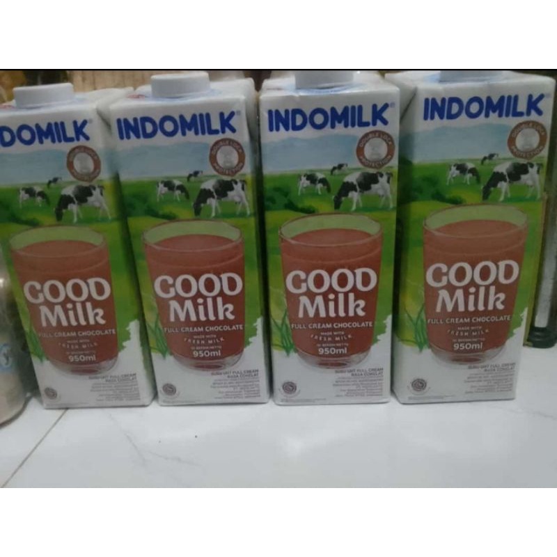 

susu UHT indomilk 950ml rasa coklat