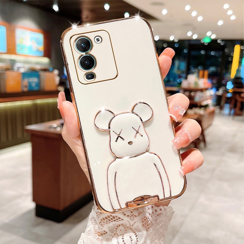 Casing Silikon Infinix Hot 12 Play 12i Hot 10 Hot 11S NFC Hot 11 Play 10S 10T Hot 9 8 Smart 4 Motif Beruang