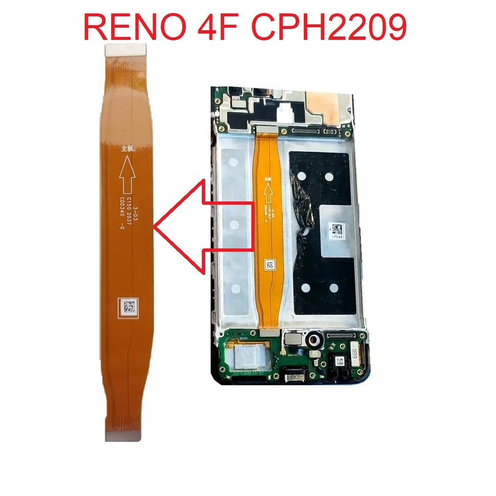 Oppo Reno4 F 4F CPH2209 Flexible Mainboard Reno 4F Reno4F Flex Board Connect Ke Mesin 1 Pcs