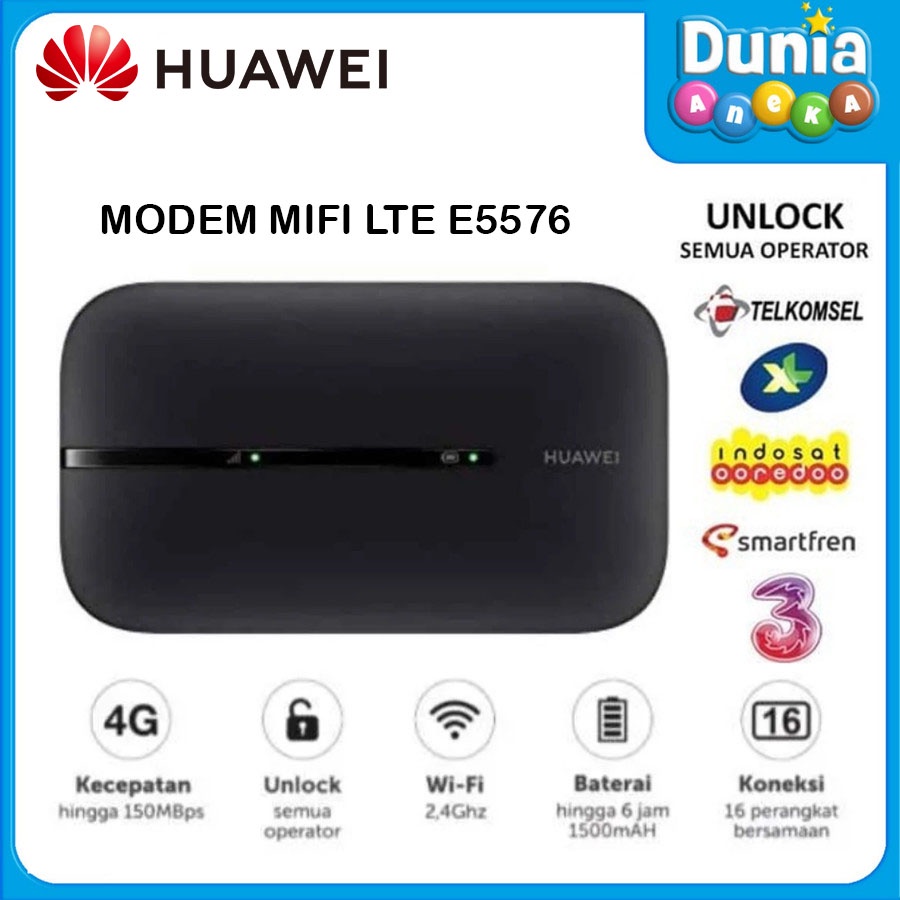 MODEM MIFI HUAWEI E5576 4G LTE UNLOCK ALL OPERATOR