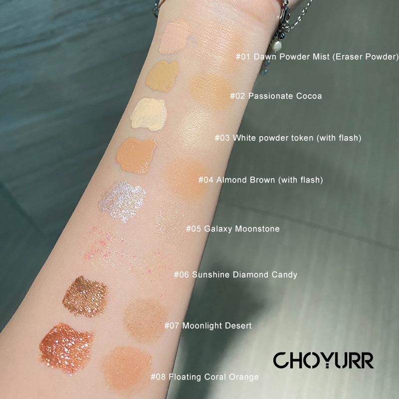 【COD】Eyeshadow Liquid Flash Shimming Pencerah Alami Lying Silkworm Mata Cair Bright Matte Natural Shiny Eyeshadow-CH