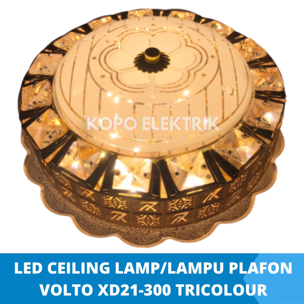 Led Ceiling Lamp/Lampu Plafon XD21-300 TRICOLOUR