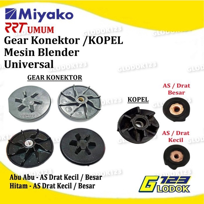 Gear Gigi Kopel Blender Karet Pisau Miyako National Sanex GMC Airlux