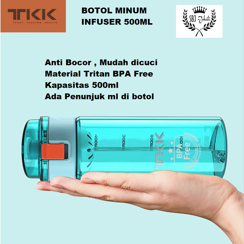 BOTOL MINUM TRITAN 100% BPA FREE SPORT EDITION INFUSER SB500 - 500ml