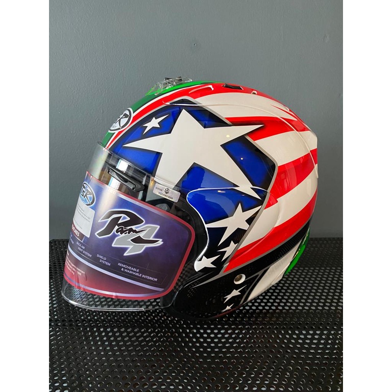 TSR RAM4 HELMET HAYDEN FLAG
