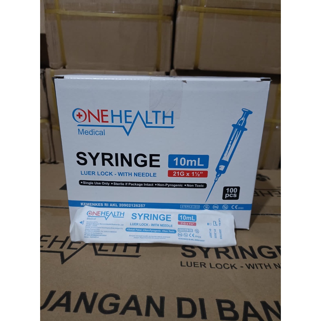 ONEHEALTH Syringe 10cc Luer Lock