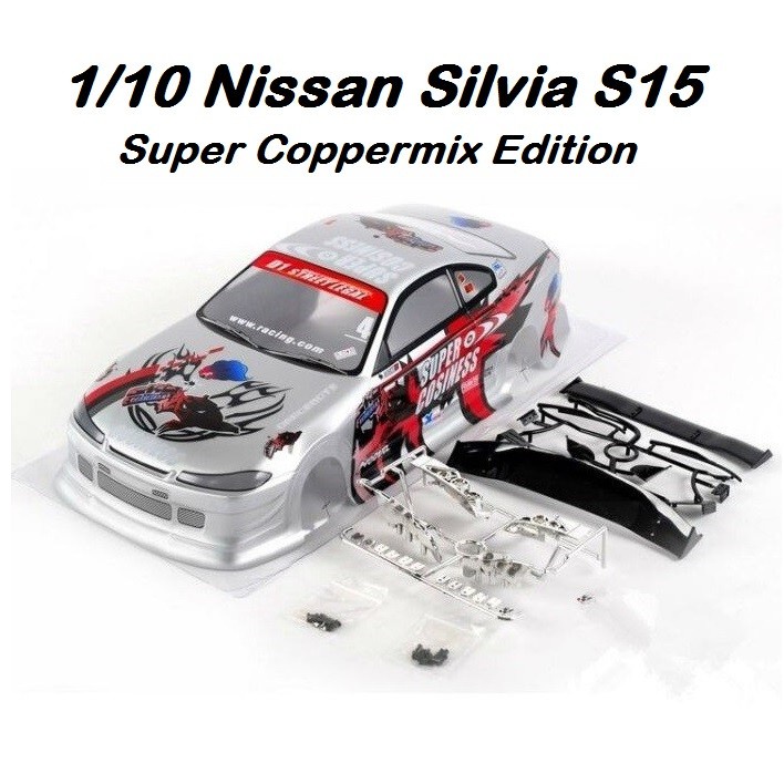 Bodyshell Nissan S15 Super Coppermix 1/10 Rc Drift Rally Car Shell Pvc