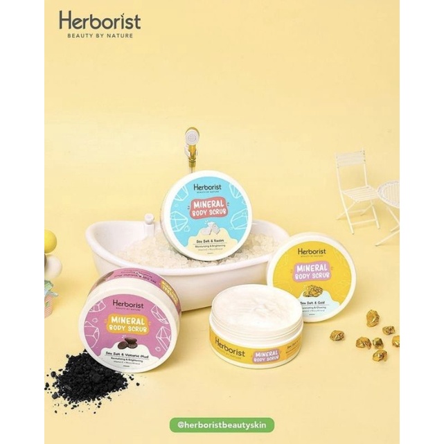 Jual Herborist Mineral Body Scrub 200gr Shopee Indonesia