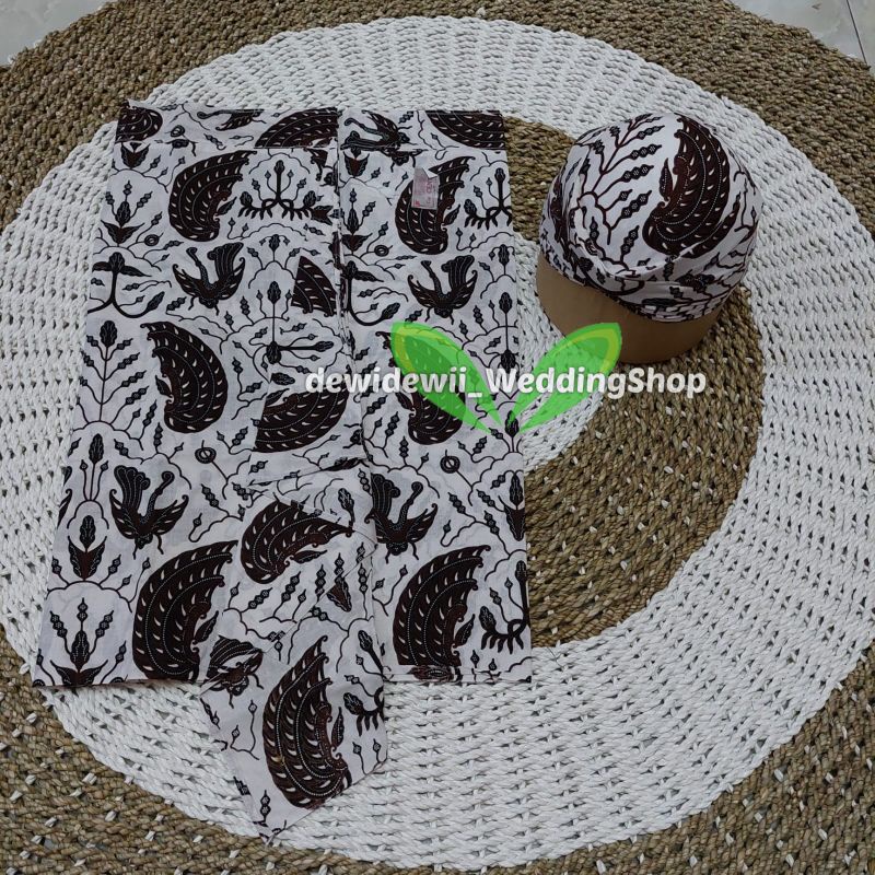 [Setelan] Sapit Urang + Blangkon | Motif Sido Asih Cilik