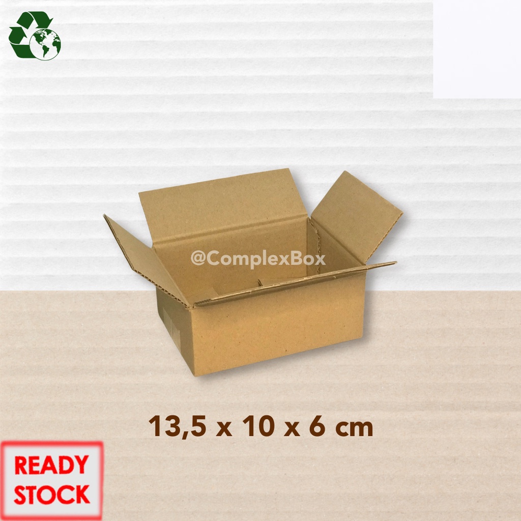 

Kardus BARU Polos 13 x 10 x 6 cm Kotak Karton Packing ( 13x10x6 )