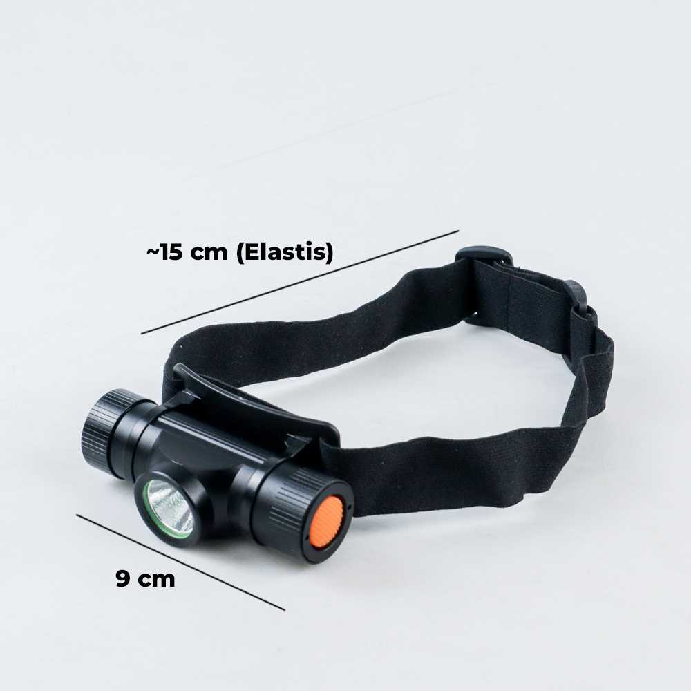 TG-SNT TOPCOM Headlamp High Power LED  XM-L2 USB Rechargeable 30 W - TP15