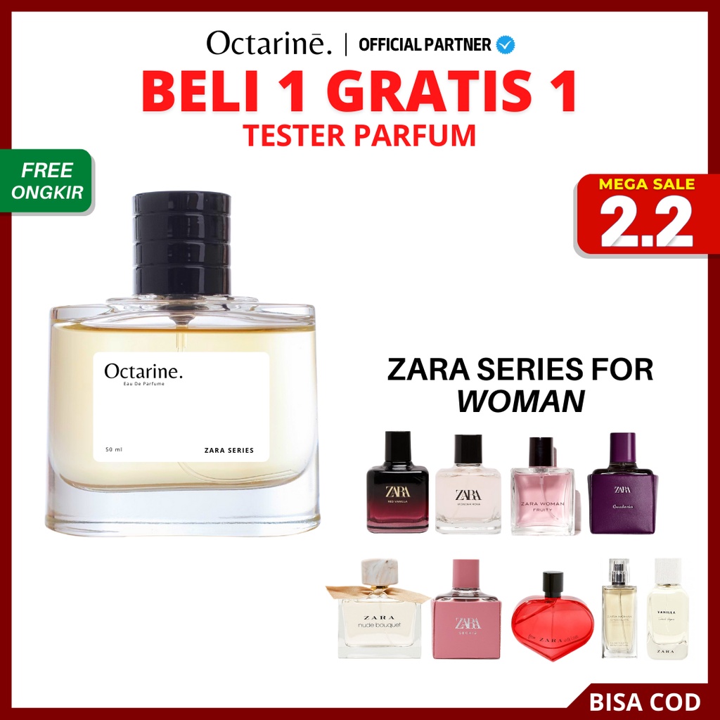 Octarine - Parfum Wanita Tahan Lama Aroma BEST SELLER Inspired By ZARA Woman Fruity Orchid | Parfume Farfum Perfume Minyak Wangi Cewek Cowok Murah Original