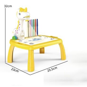 Mainan Anak Meja Belajar Gambar Anak Proyektor Giraffe Drawing
