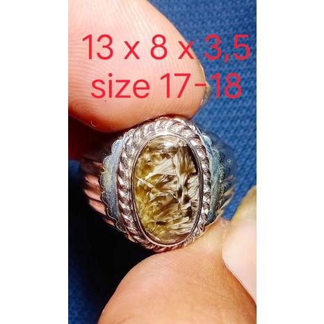 Bulu Macan Lumajang Basaltic Tiger Glass Super A465