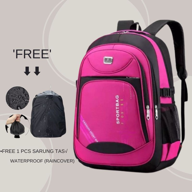 Tas Ransel Sekolah Polsport Tas Ransel Anak SMP SMA KULIAH Tas JUMBO Kapasitas Besar Bacpack Cewek Cowok