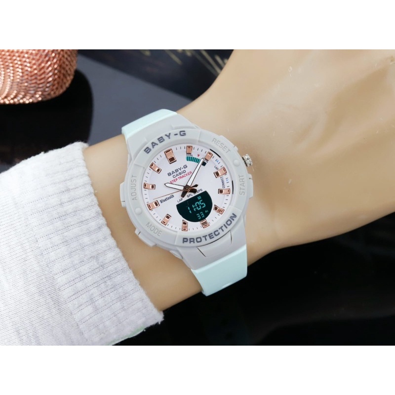 Jam tangan wanita baby-G Digital Dualtime jam sporty cewe terlaris tahan air