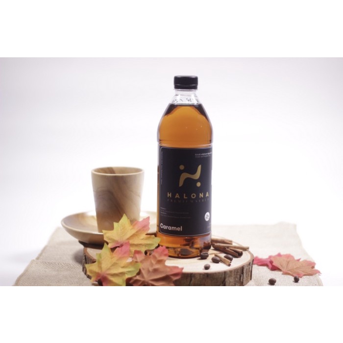 

HALONA PREMIUM SYRUP VARIAN CARAMEL 800ML SIRUP HALONA RASA KARAMEL