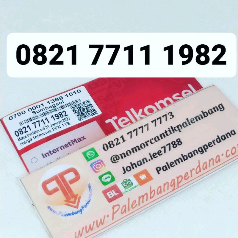 NOMOR CANTIK MURAH  Palembangperdana serian 0821 7711 1982