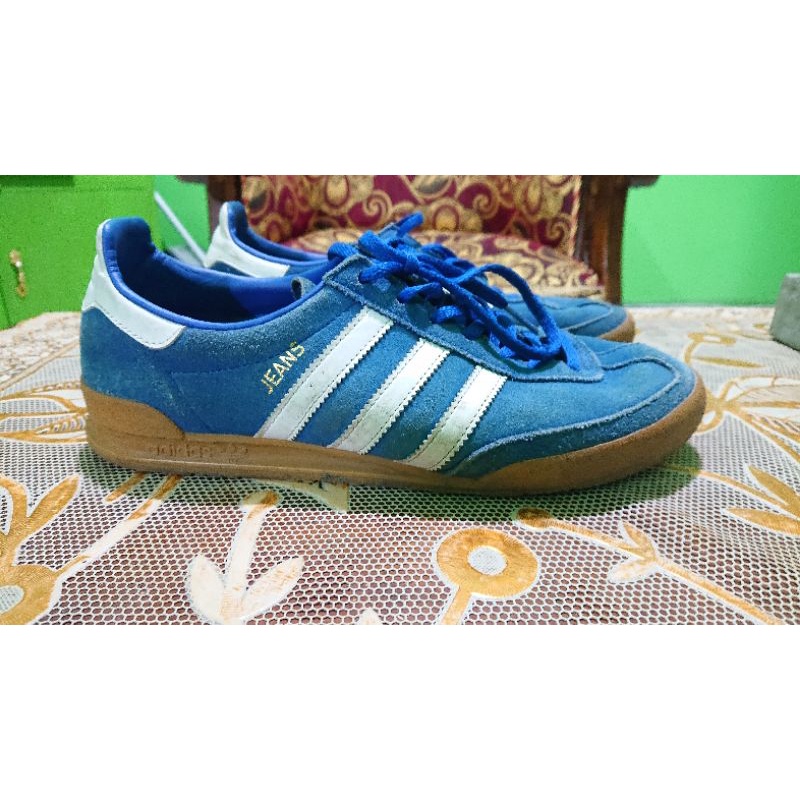 sepatu original adidas jeans blue
