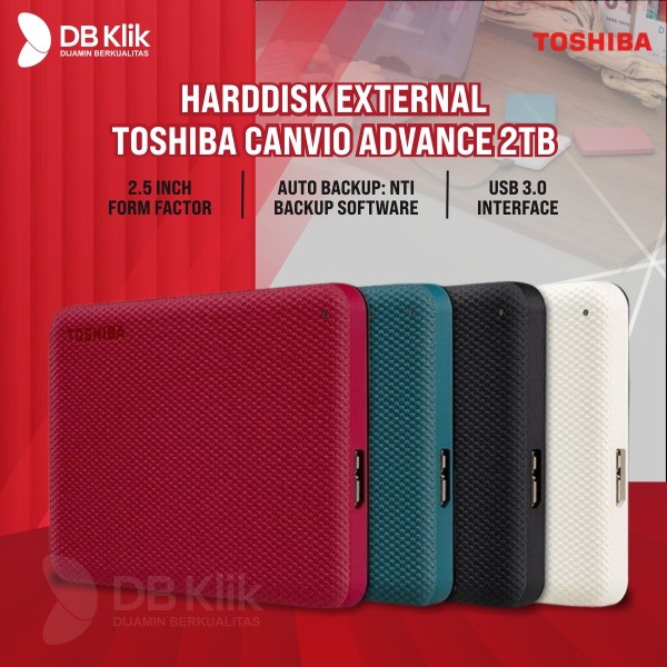 Harddisk External Toshiba Canvio Advance 2TB&quot;original&quot;
