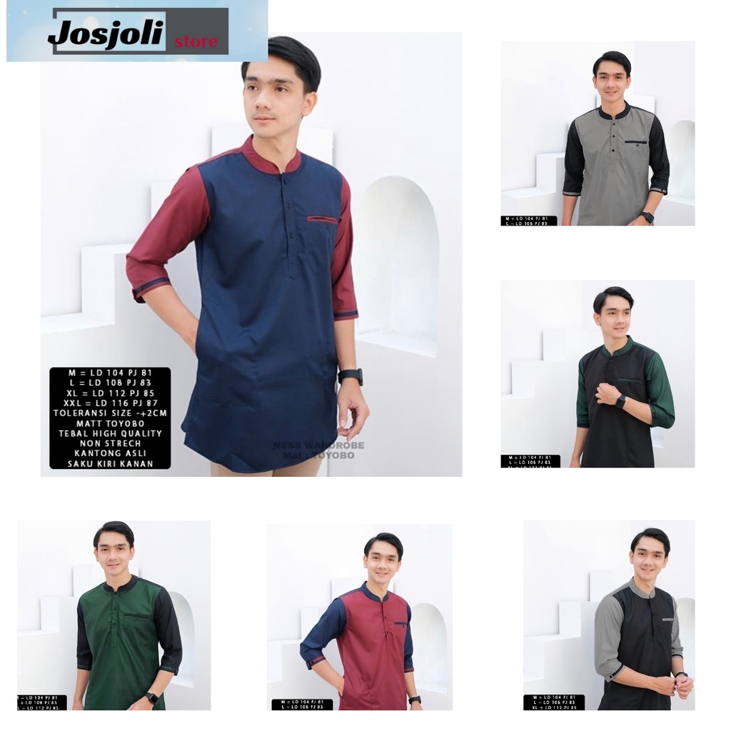 JOSJOLI_STORE/Baju Koko Taror/Pakaian Muslim Pria Dewasa/Fashion Muslim/M L XL XXL