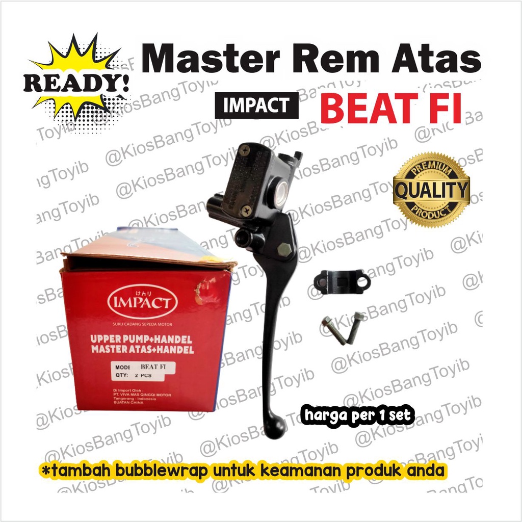 Master Rem Atas (Upper pump) + Handle Honda BEAT FI (impact)