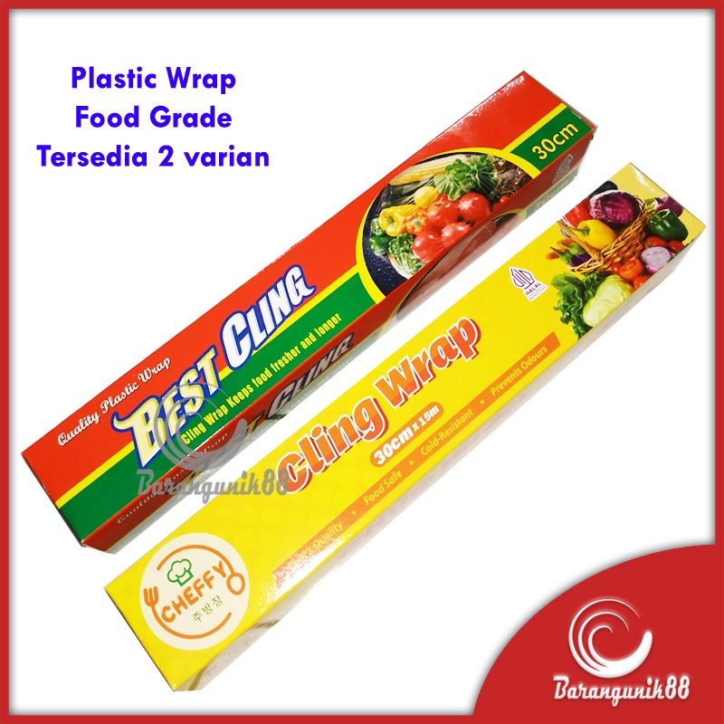 Best Cling Plastic Wrap Plastik Wraping Pembungkus Sayur atau Buah 30cm 38cm