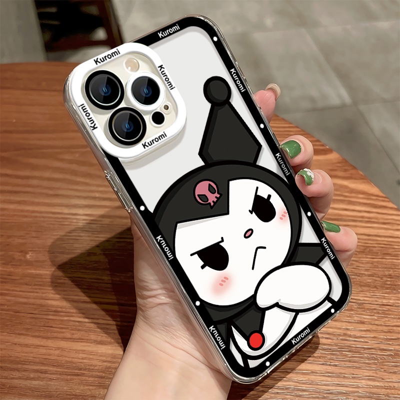 IPHONE Soft Case Lucu Kompatibel Untuk Iphone11 14 13 12 Pro Max XS XR X8 7 6S Plus Casing Hp Mini Transparan TPU Silikon Shockproof Clear Cover