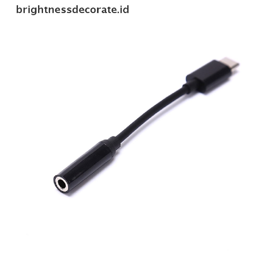 [Birth] Adaptor Kabel Earphone Type-C To 3.5mm Tipe C Male To 3.5 AUX Audio Female Jack [ID]