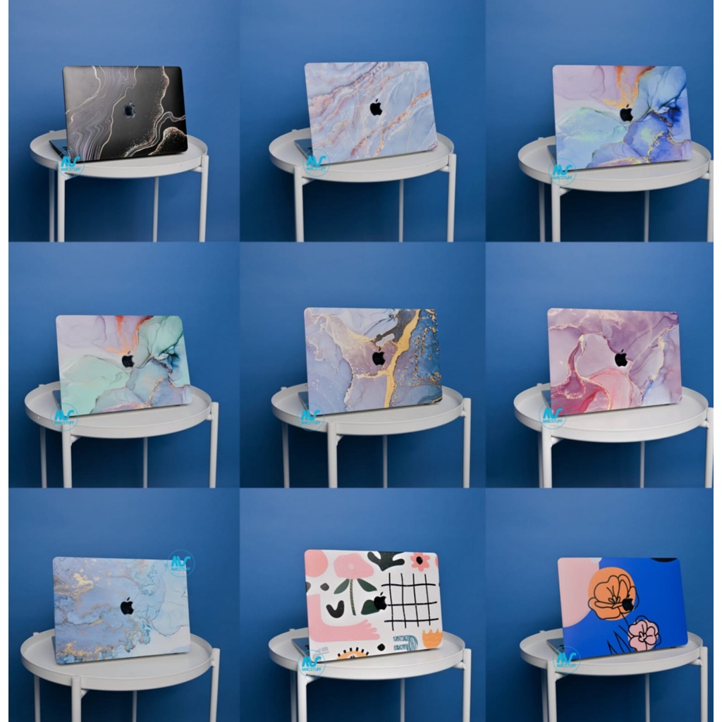 Jual Macbook Case tipe Marble hard cover Macbook Pro dan Air M2 M1