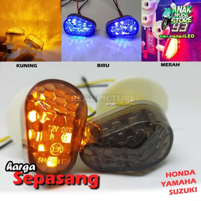 Lampu Sen Sein LED Tempel Fairing Variasi CBR R25 Gsx Ninja RR R15 R25