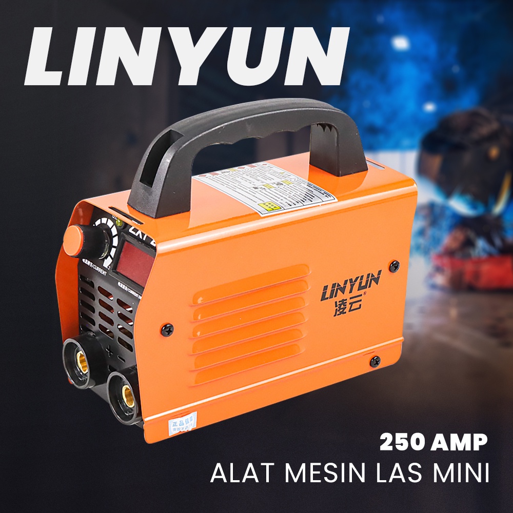 R3S Linyun Alat Mesin Las Mini Welding Machine 250 Amp - Zx7-250 - Orange R3WS