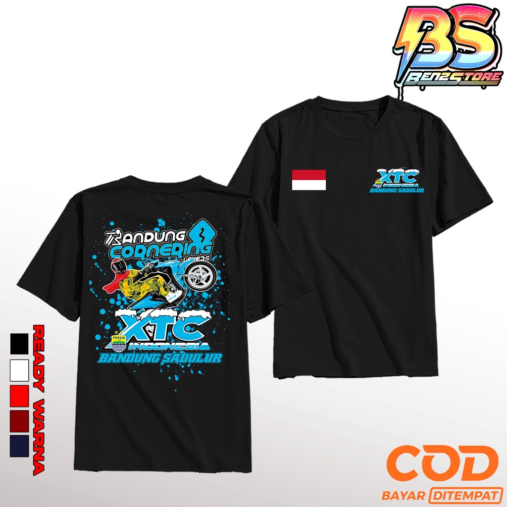 Kaos Terlaris Bandung Cornering Emak Gila - Kaos Xtc x Emak Gila - Kaos Racing Ema Gila Bandung Corn