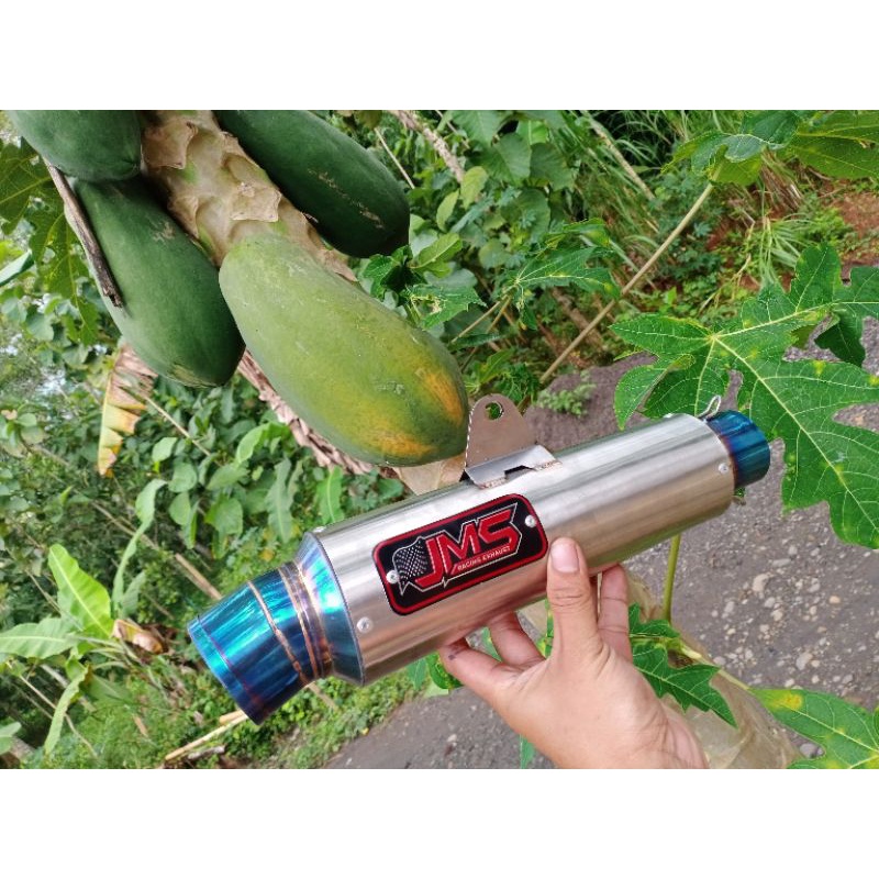 slincer knalpot JMS ORIGINAL kompetisi costum DPJ ujung bluemon only