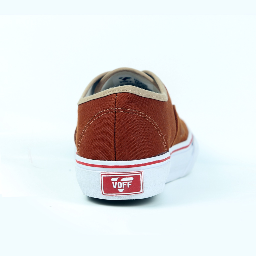 Voff - Sepatu Sneakers Pria Wanita Authentic Brown