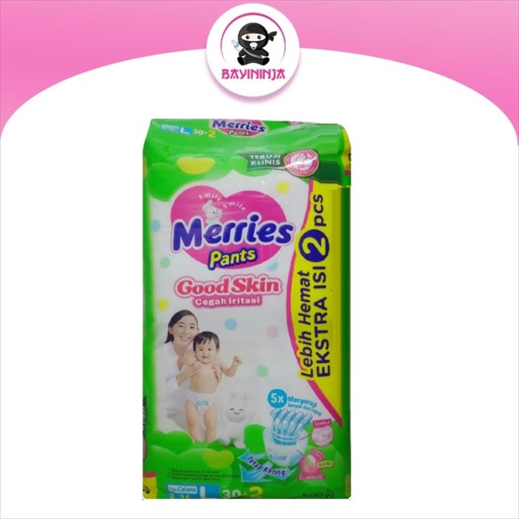 MERRIES Pants Good Skin Popok Celana L30 L 30