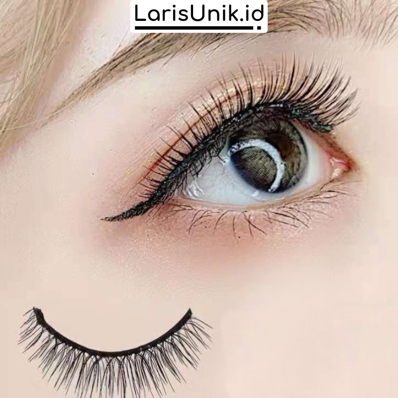 Bulu Mata 3D Magnetik Bulu Mata Palsu Tanpa Lem Korean Fake Eyelashes Magnet Lentik Tipis Make Up Natural Eyelashes Extention Super Lembut Maghnet Bulmat Hits Cewek Korea Magnetic Hits Premium Eylesh Bulu Mata