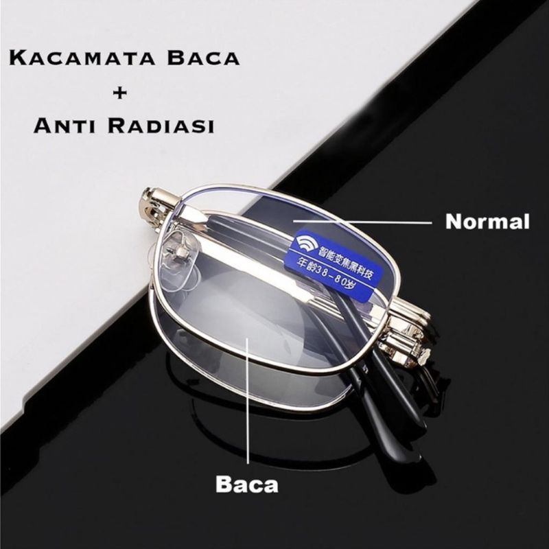 Kacamata baca dan jalan Lipat Anti Blueray