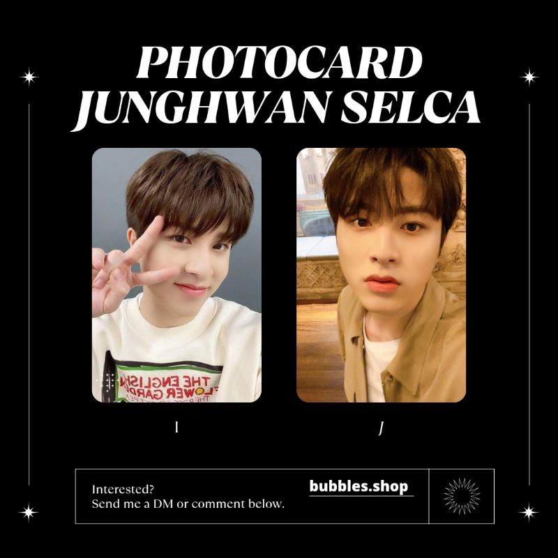 PHOTOCARD UNOFFICIAL JUNGHWAN TREASURE SELCA