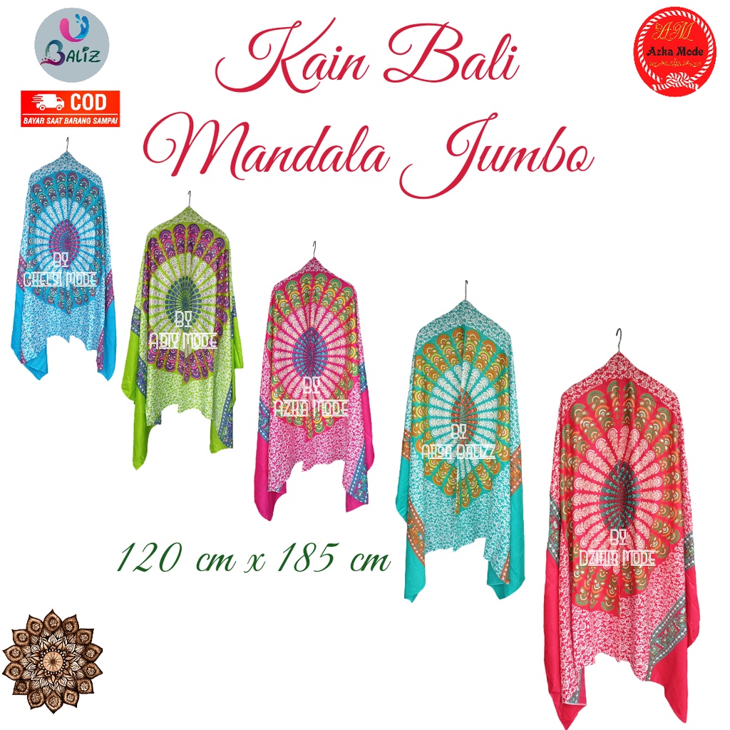 Kain Pantai Kain Bali Pantai - Kain Pantai - Kain Bali Motif Merak Baru Jumbo - Sarung Bali SEMBILAN MODE - Sarung Pantai - Kain Untuk Hiasan Dinding - Kain Untuk Plafon Mobil Truk