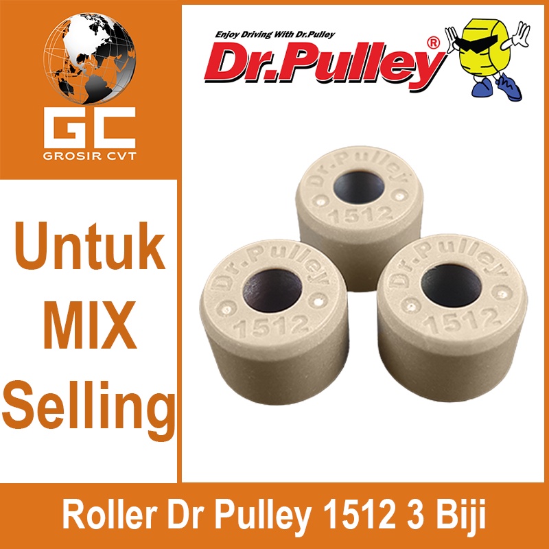 Roller Dr Pulley Mio Sporty Smile J X-Ride Soul GT Fino Nouvo 110 KARBU Per 3 Butir 1512