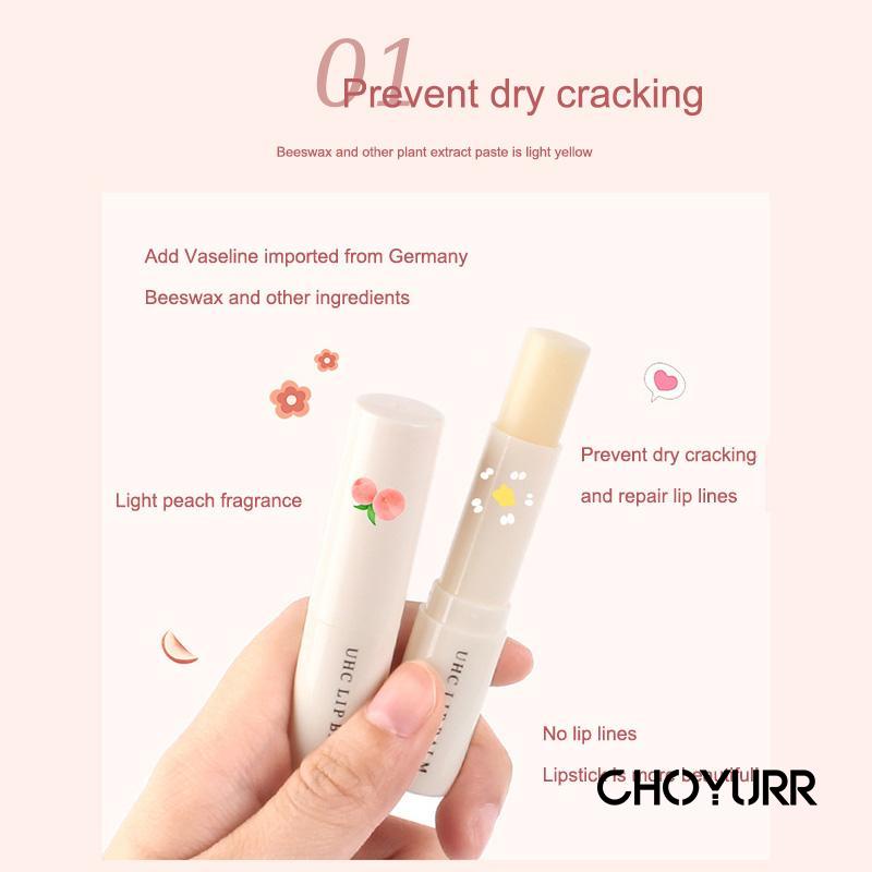 【COD】UHC Lip Balm Lasting Moisturizing Nourishing Anti-cracking Lipstik Berubah Warna Lip Care Deep Hydration Natural-CH